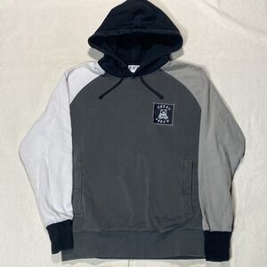 Teddy Fresh Coloblock 2.0 Pullover Hoodie Men Small Gray Black